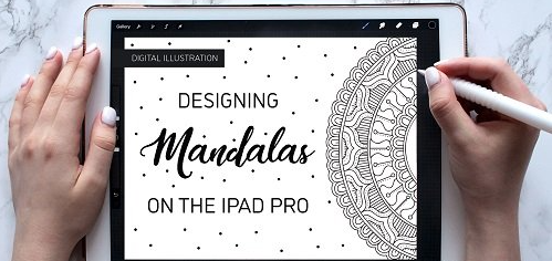 Digital Illustration - Designing Mandalas on the iPad Pro