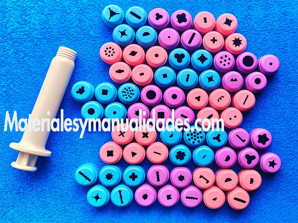 Inyector Duya con 72 boquillas para pastillaje fondant porcelanicrón