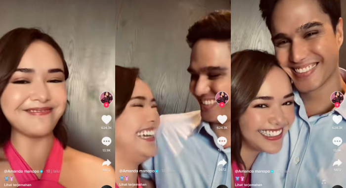 Amanda Manopo Unggah Video Dirangkul Mischa Chandrawinata hingga Jadi Sorotan Warganet