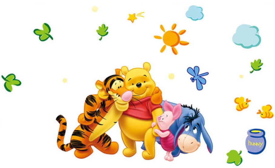 STICKER Winnie the Pooh dekoratív gyerekszoba falmatrica babaszoba baba  matrica