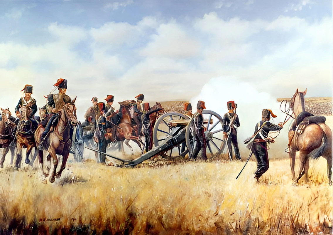 Crimea,Balaclava,La Tropa C de la Artillería Real Montada entra en acción en la Batalla de Balaclava