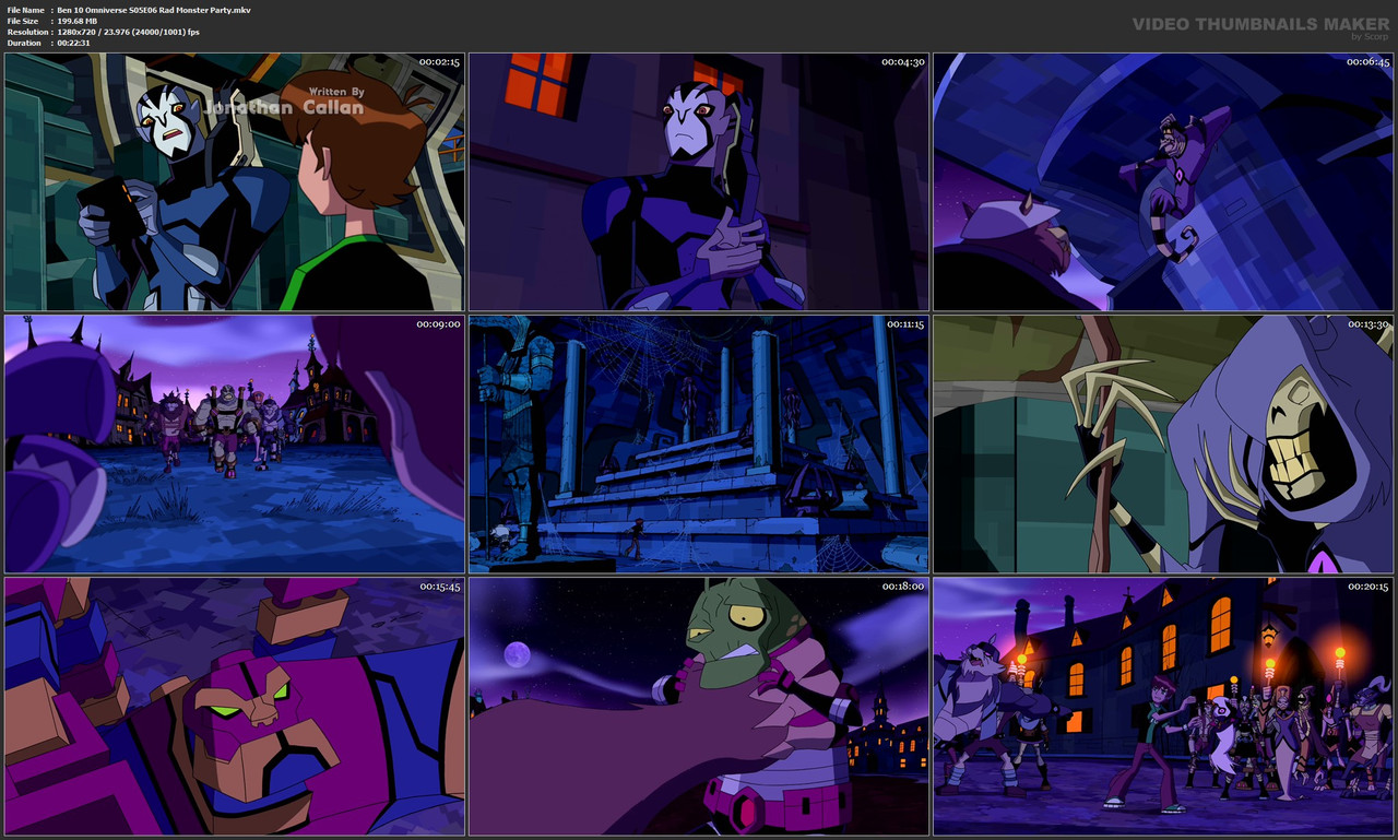 Ben 10 Omniverse S05E06 Rad Monster Party.mkv