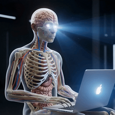 People on phones in bed