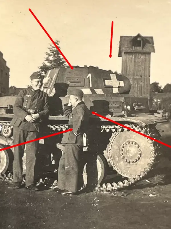 Foto Polen, Panzer in Schlesien, Pszczyna, Balkenkreuz, TOP (1)