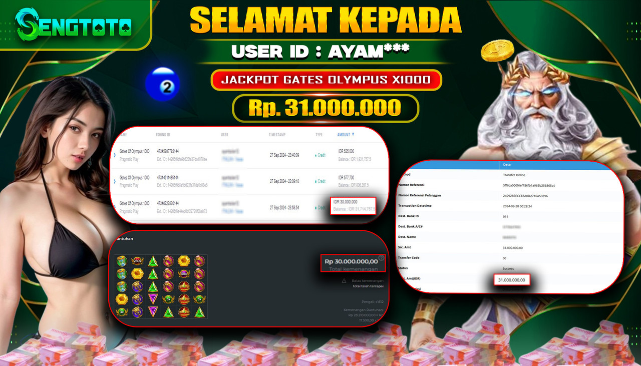 BUKTI PEMBAYARAN SLOT GATES OF OLYMPUS 1000