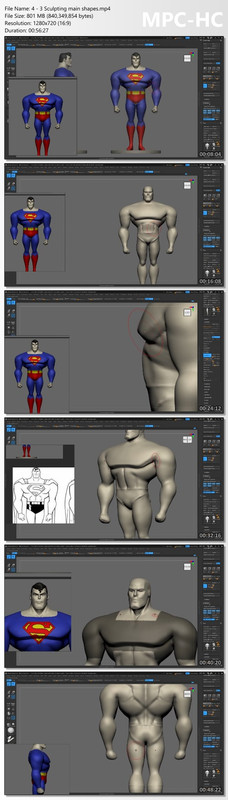 [Bild: Stylized-Superman-Zbrush-And-Marmoset-To...Course.jpg]