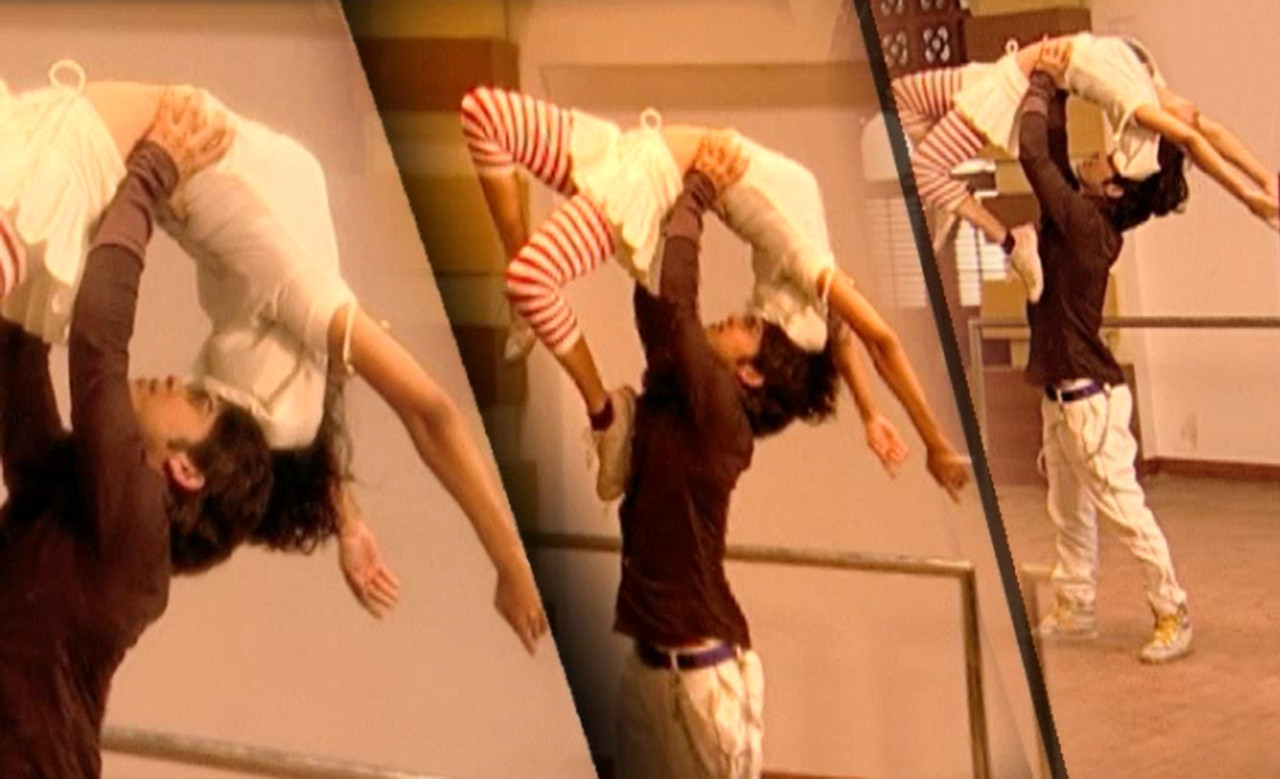 Rey lifting Sharon