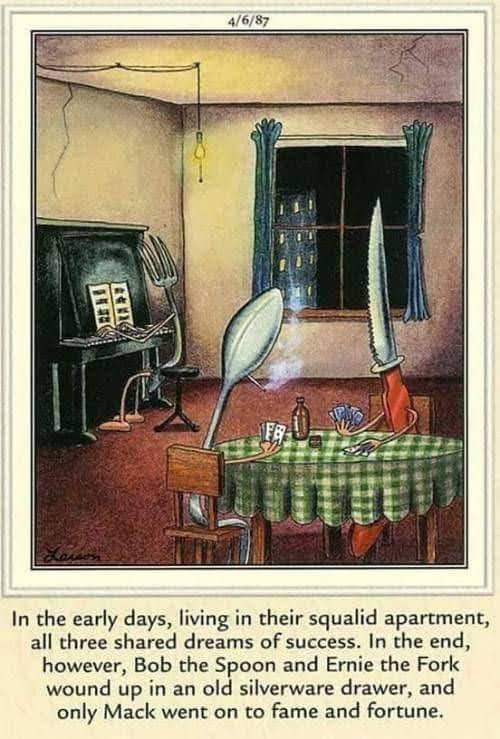 Far Side Mac the Knife