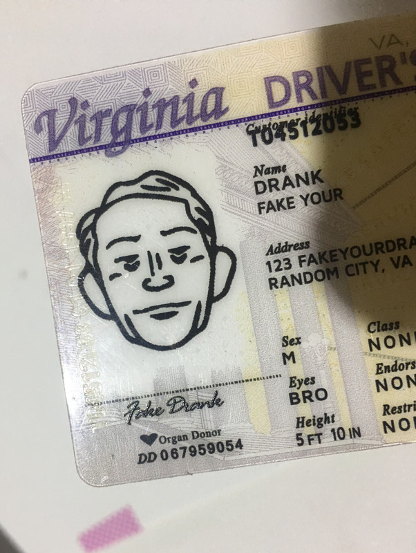 Create Fake Virginia Id Online