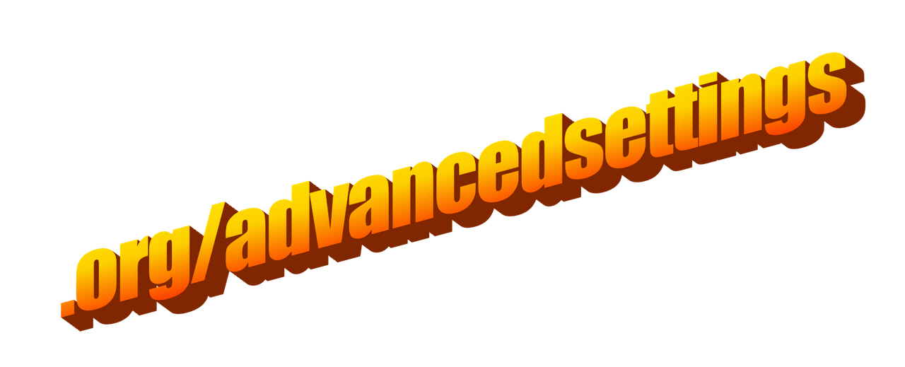 .org/advancedsettings