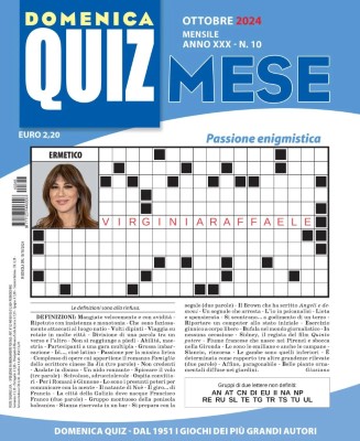 Domenica Quiz Mese - Ottobre 2024