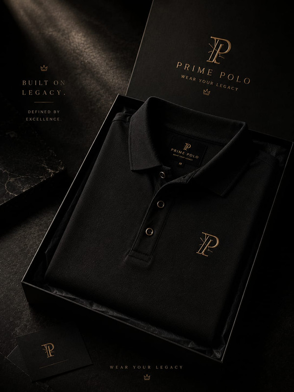 The Essential Black Polo – Timeless Luxury Edition