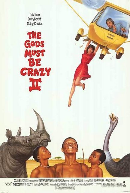 Bogowie muszą być szaleni II / The Gods Must Be Crazy II (1989) PL.DVDRip.XviD-GR4PE / Lektor PL