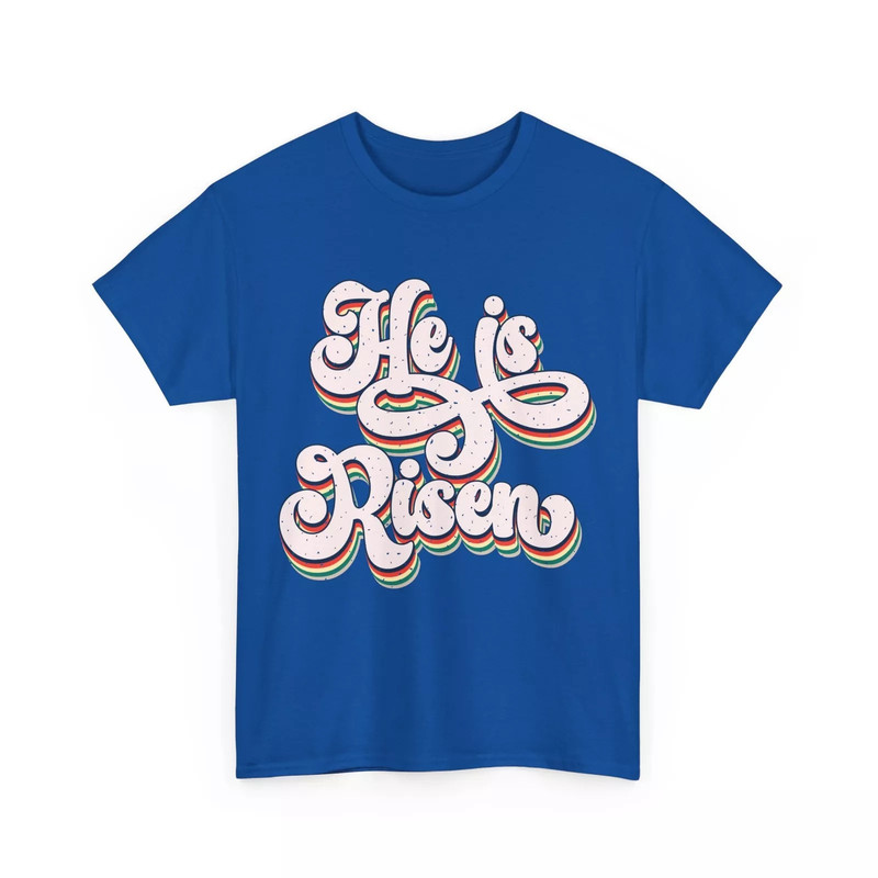 He is Risen T-Shirt Christian Faith Apparel Jesus Christ Unisex Religious Shirt
