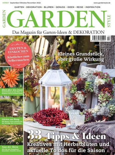 Cover: Garden Style Magazin September-November No 04 2022