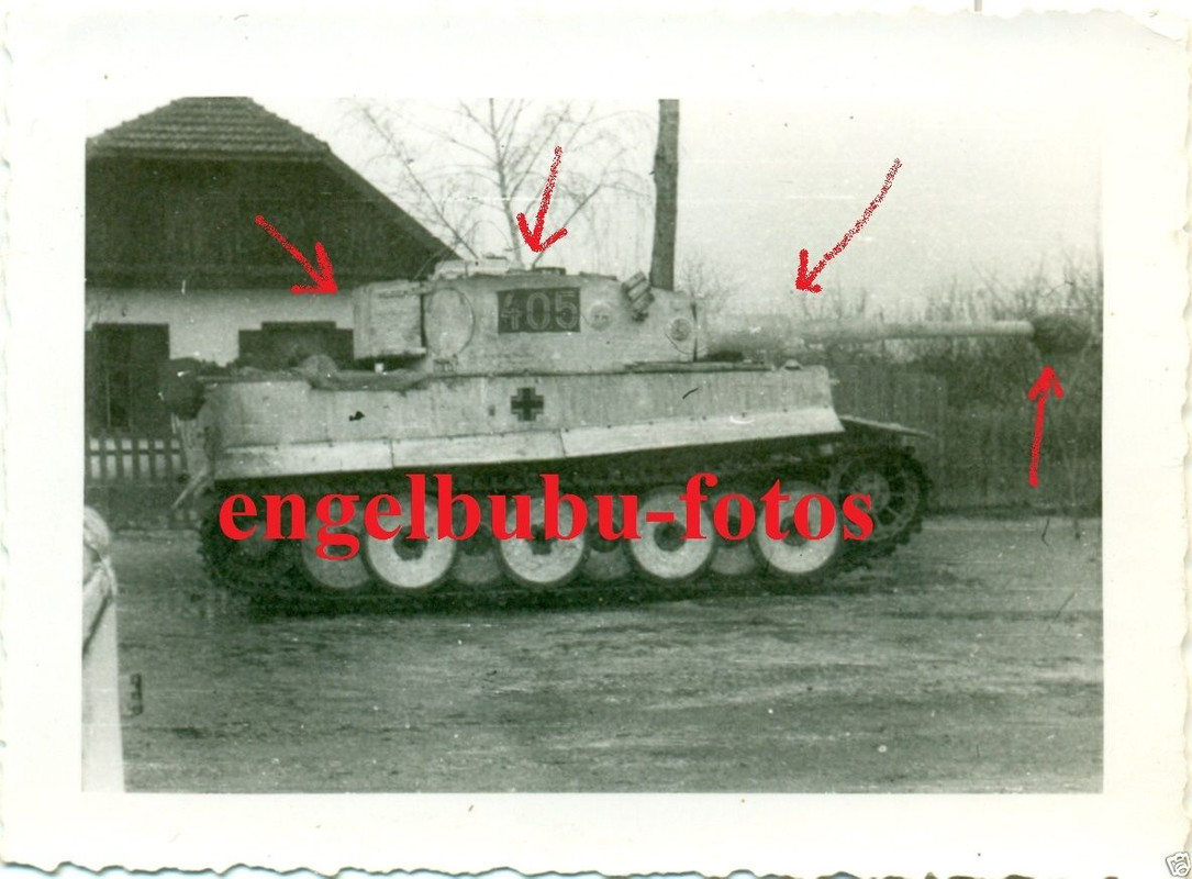 Panzer VI - TIGER - Weiße WINTER-TARNUNG