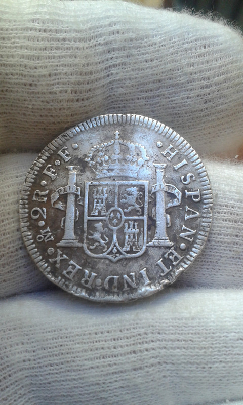 Su última moneda. 2 Reales 1783. México 20200401-184849