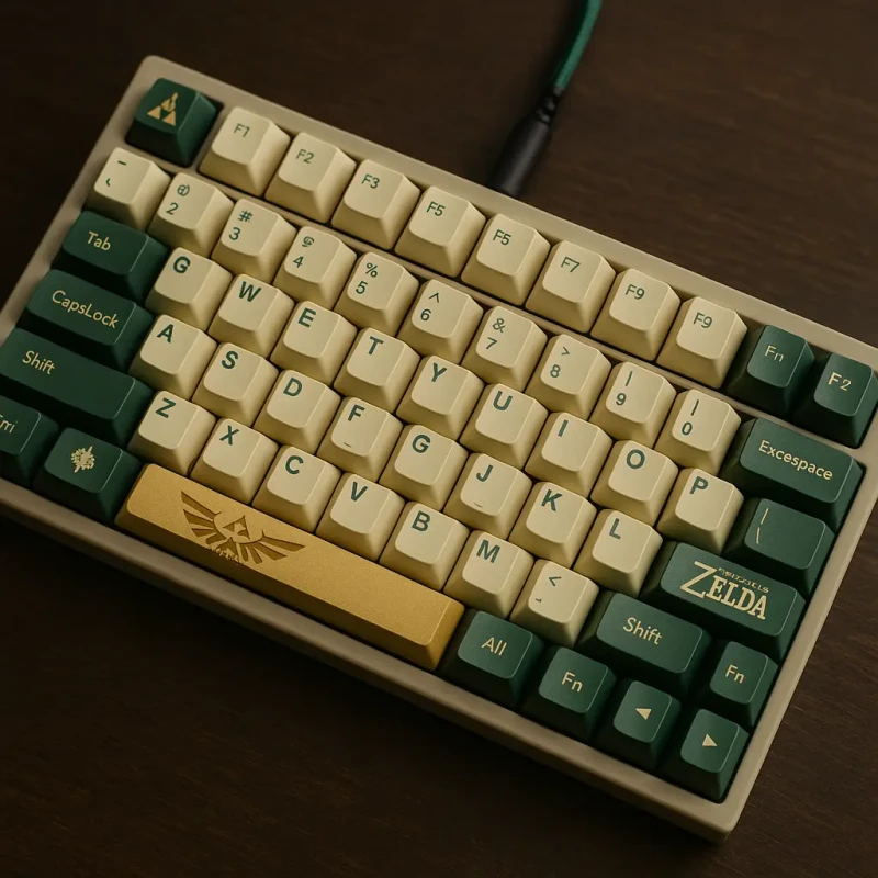 Zelda-Inspired Mechanical Keyboard
