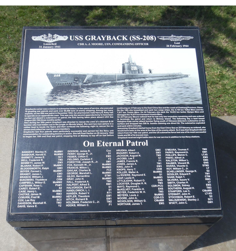 Los Lobos grises del pacífico Homenaje-USS-Grayback