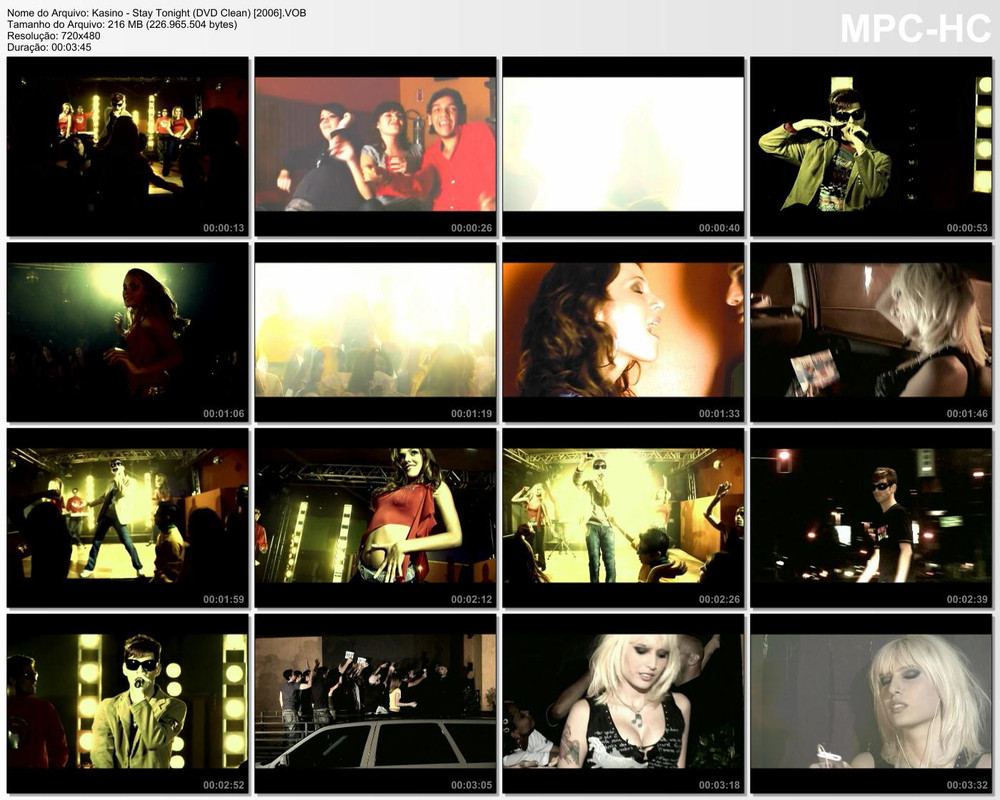 Kasino - Stay Tonight (DVD Clean) [2006]