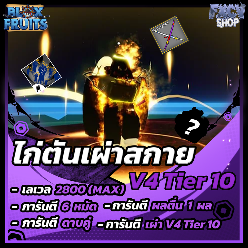 ไก่ตัน 6 หมัด | ดาบคู่ | เผ่าสกาย V4 T10