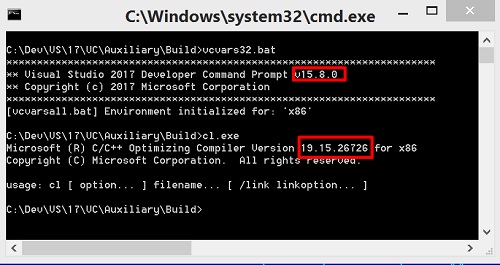 Microsoft Visual Studio 2017 Build Tools (15.8.0 - 15.8.6)