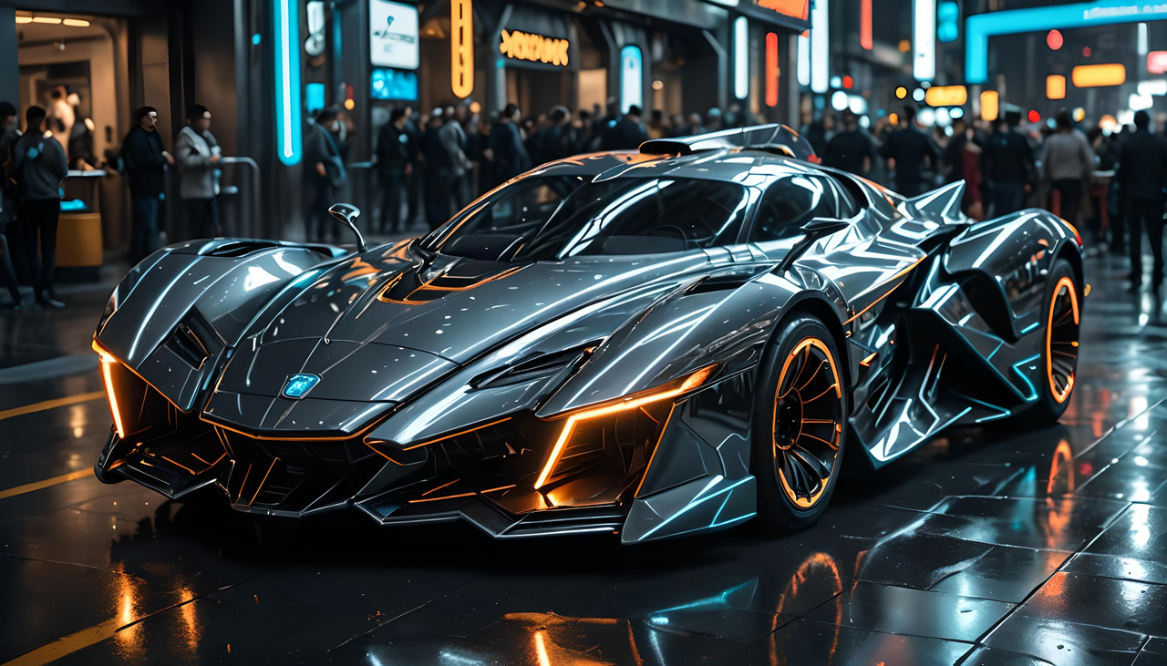 Tron Inspired Batmobile V1