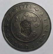 2 Macutas, 1837- Resello de 1837 - Angola IMG-20190326-124225
