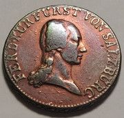 1 Kreuzer - Electorado de Salzburgo, 1805 - Fernando III IMG-20210825-173549