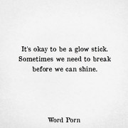 its okay to be glowstick