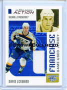 2003-04 ITG Action Jerseys #M-257 [David Legwand] [Nashville Predators] [Franchise] [~100] [swatch=w