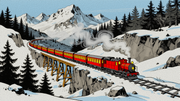 Winter Valley Train
