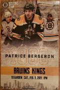 2019-Boston-Bruins-Patrice-Bergeron-1000-Games-Poster-e-Bay