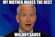 Anderson Vanderbilt Cooper walnut sauce