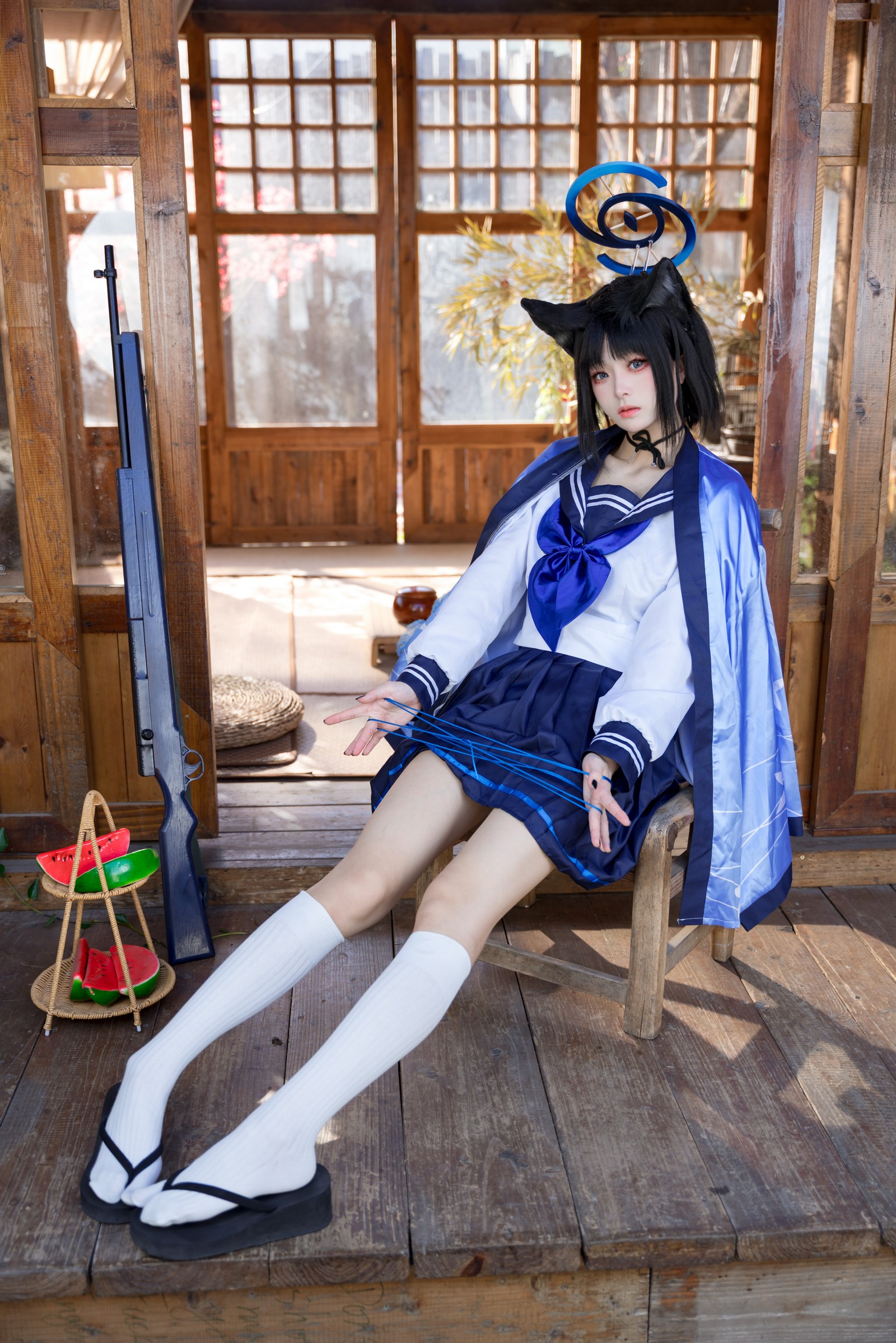 九柒喵 – 桐生桔梗 Cos 高清大合集（88P-470MB）和风旗袍写真插图