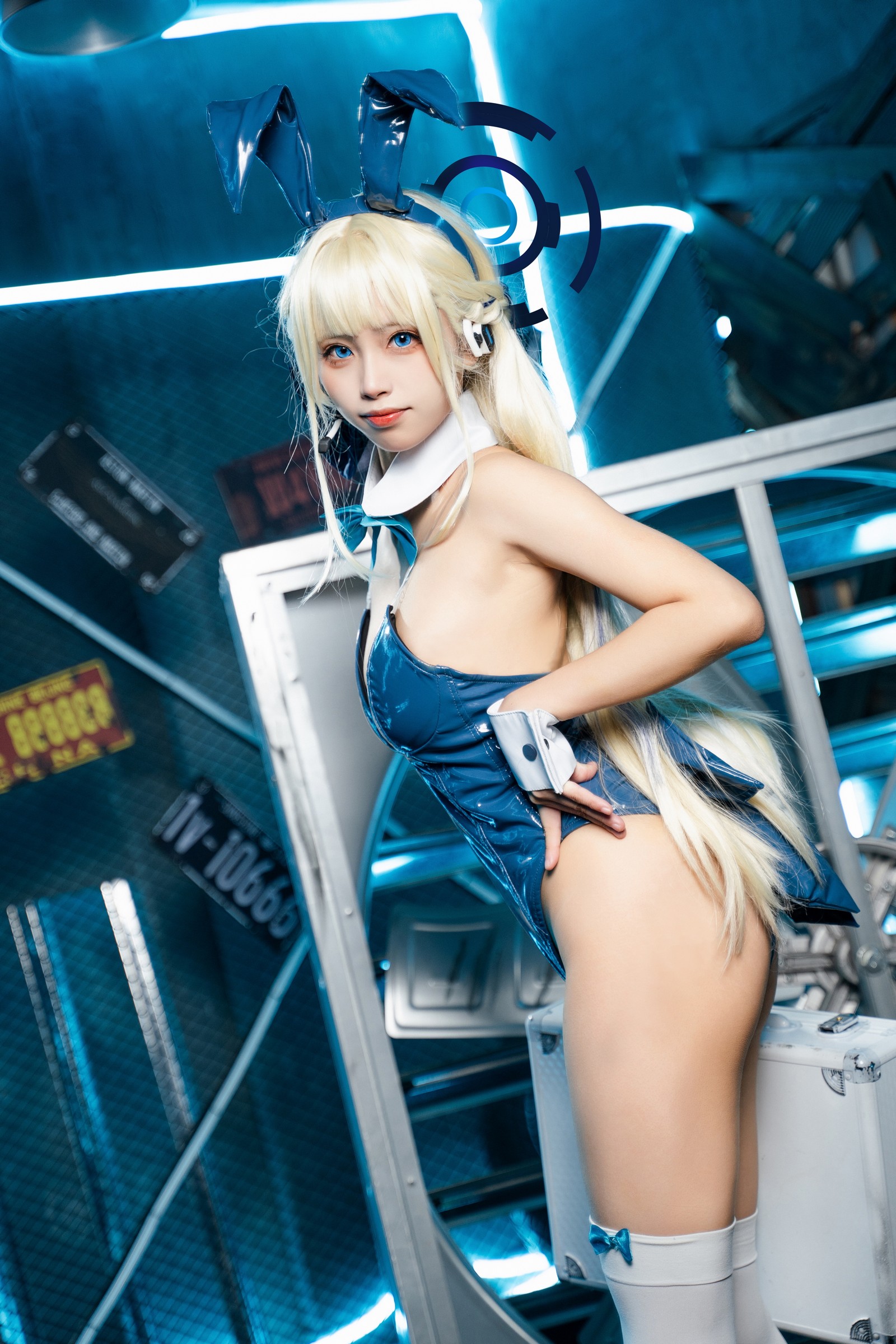 三無人型美女写真：飞鸟马时兔女郎战斗服 COS（60P／389.1M）插图7