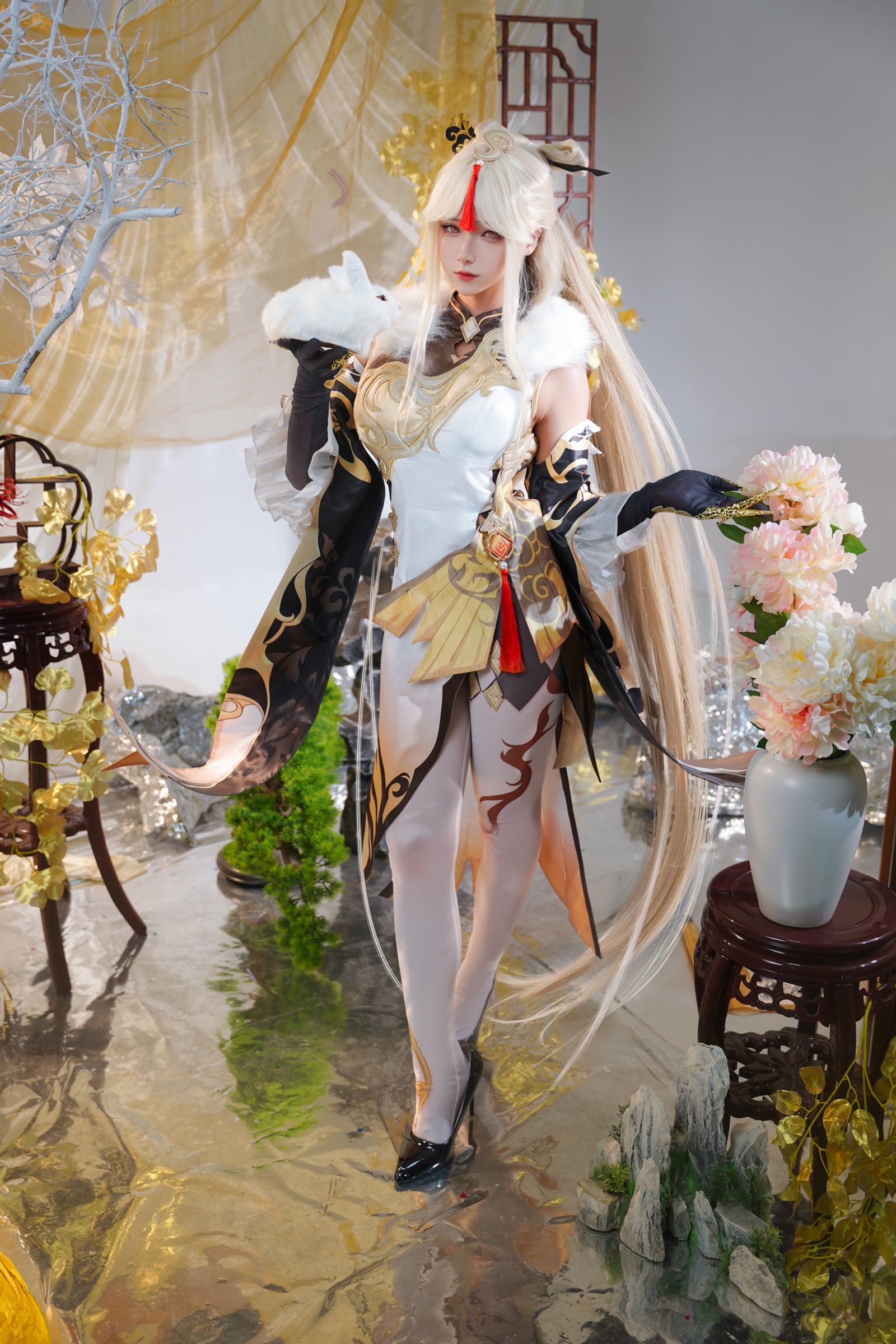 Seya-狮砸 – 原神 凝光 Cosplay 高清写真（9P-107MB）插图6