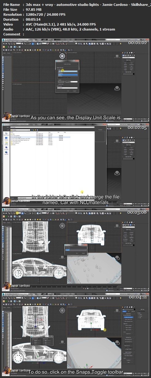 3ds Max + Vray Automotive Studio Lights 3ds Max + Vray Automotive Studio Lights