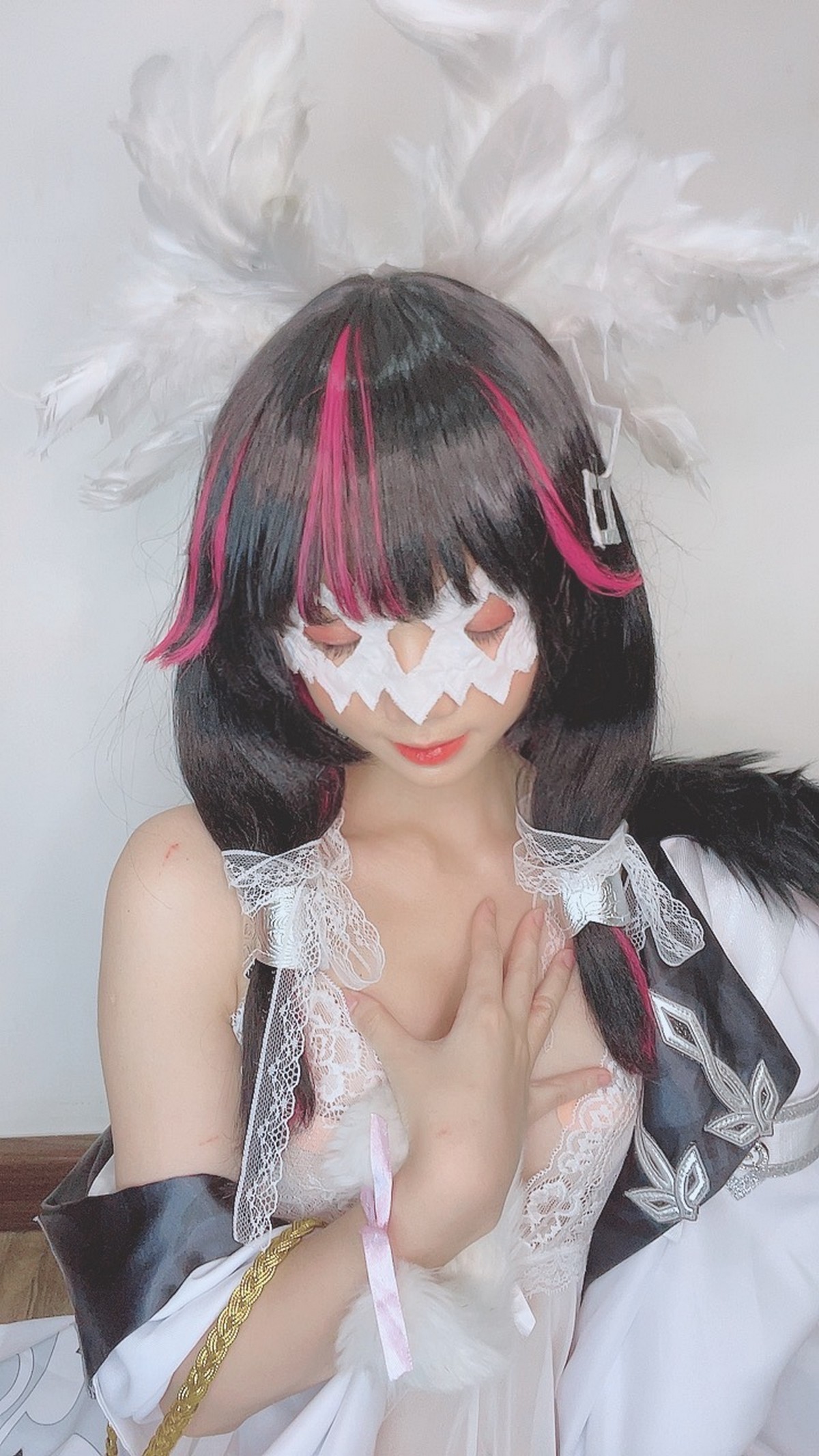 PoppaChan Columbina Cosplay Set (Genshin Impact Fatui) – 146 Photos 346MB插图8