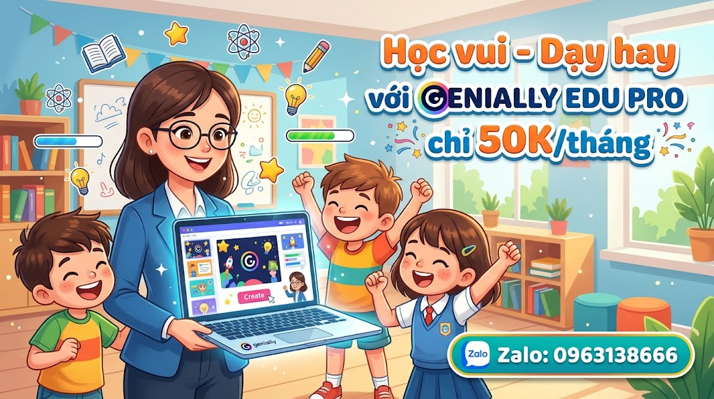 genially pro giá học sinh