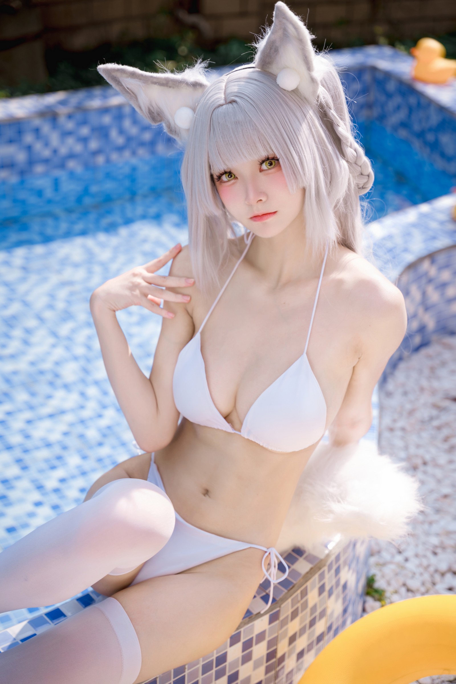 九柒喵 – 朝凪泳装 高质量泳装写真（29P-241.5M）夏日海边 Cos 系列插图3