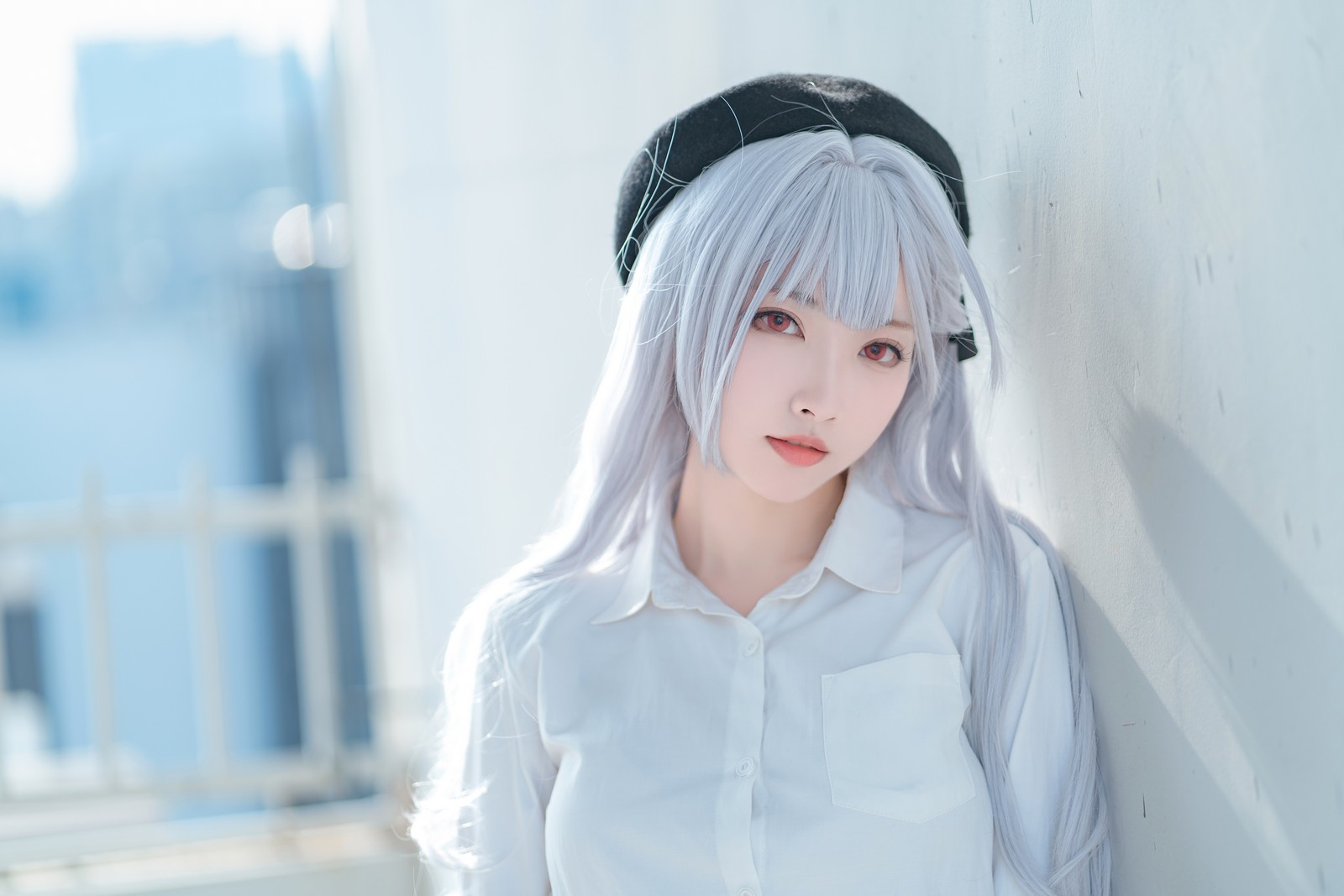 宮本桜 碧蓝航线 斯库拉 JK 制服写真｜校园风 Cosplay 图集（21P｜428MB）插图