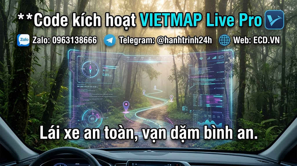 vietmap pro chạy be car