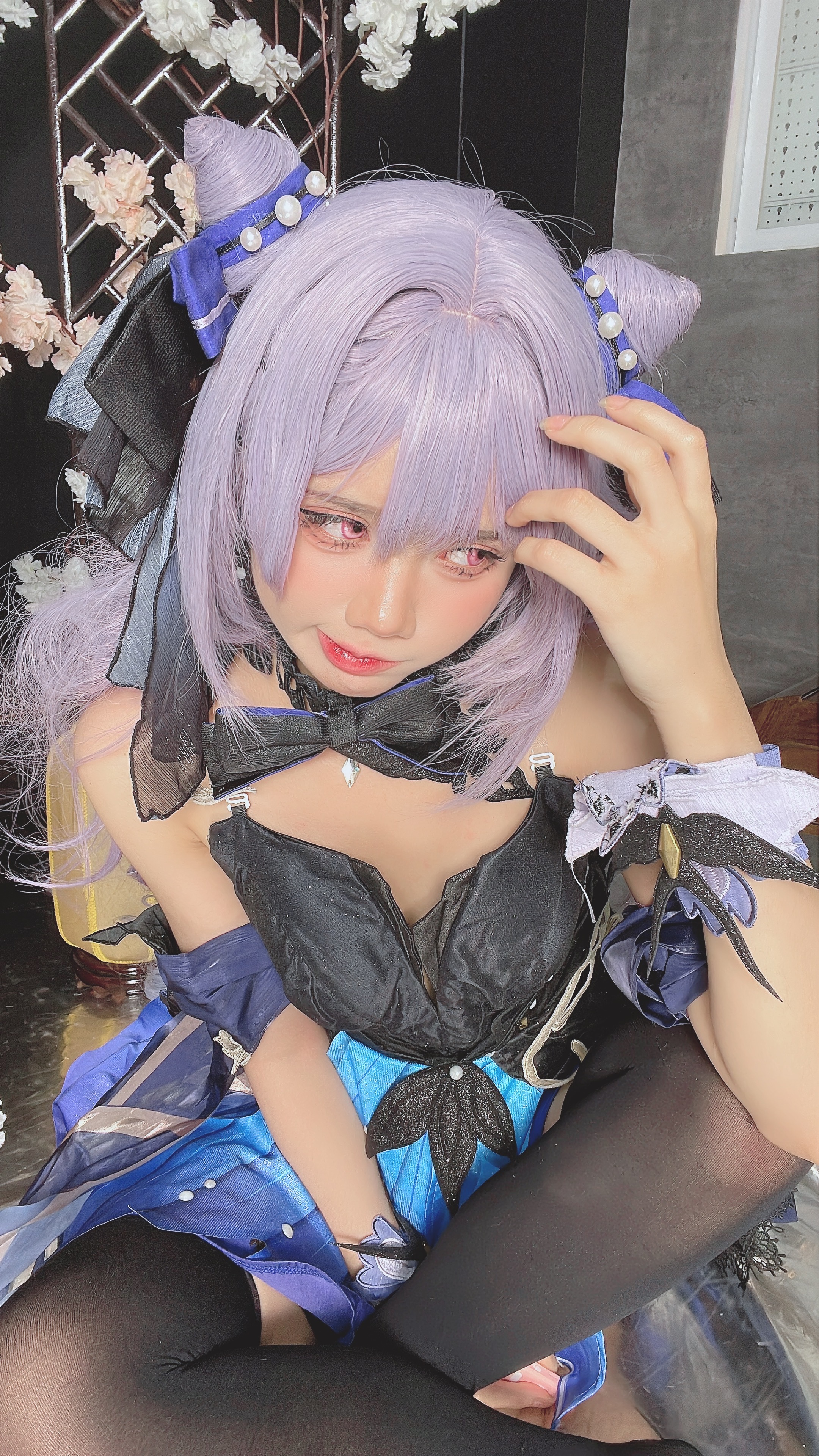 PoppaChan Keqing Cosplay (Genshin Impact) – 120 Photos 10 Videos 1.08GB插图4