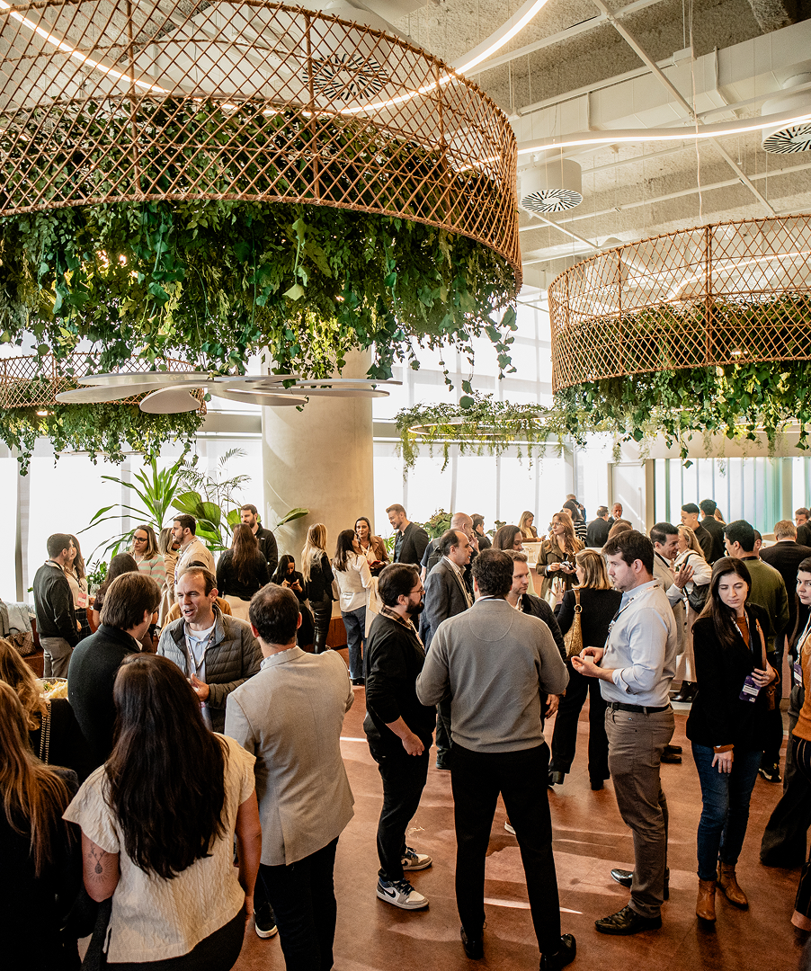 CFOs em networking no evento