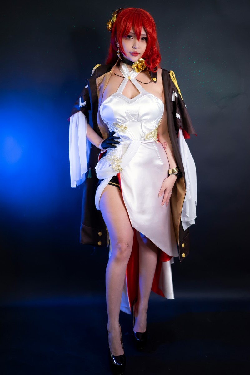 Hana Bunny 姬子 Cosplay写真｜崩坏 Himeko 高清图片合集[14P-70.9M]