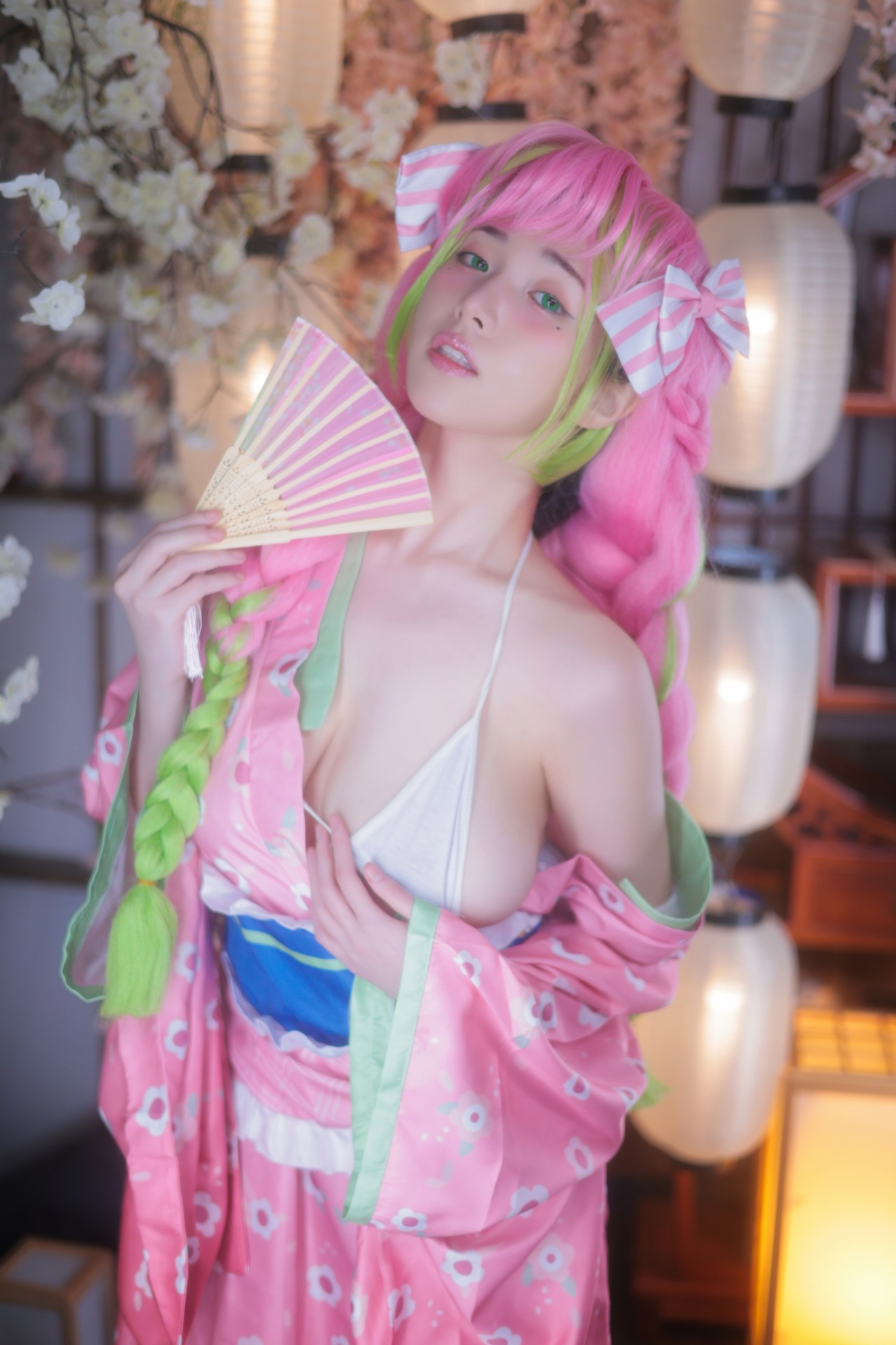 Yeon Woo (연우)，桃色心动！唯美日系场景里的梦幻COS美人插图4