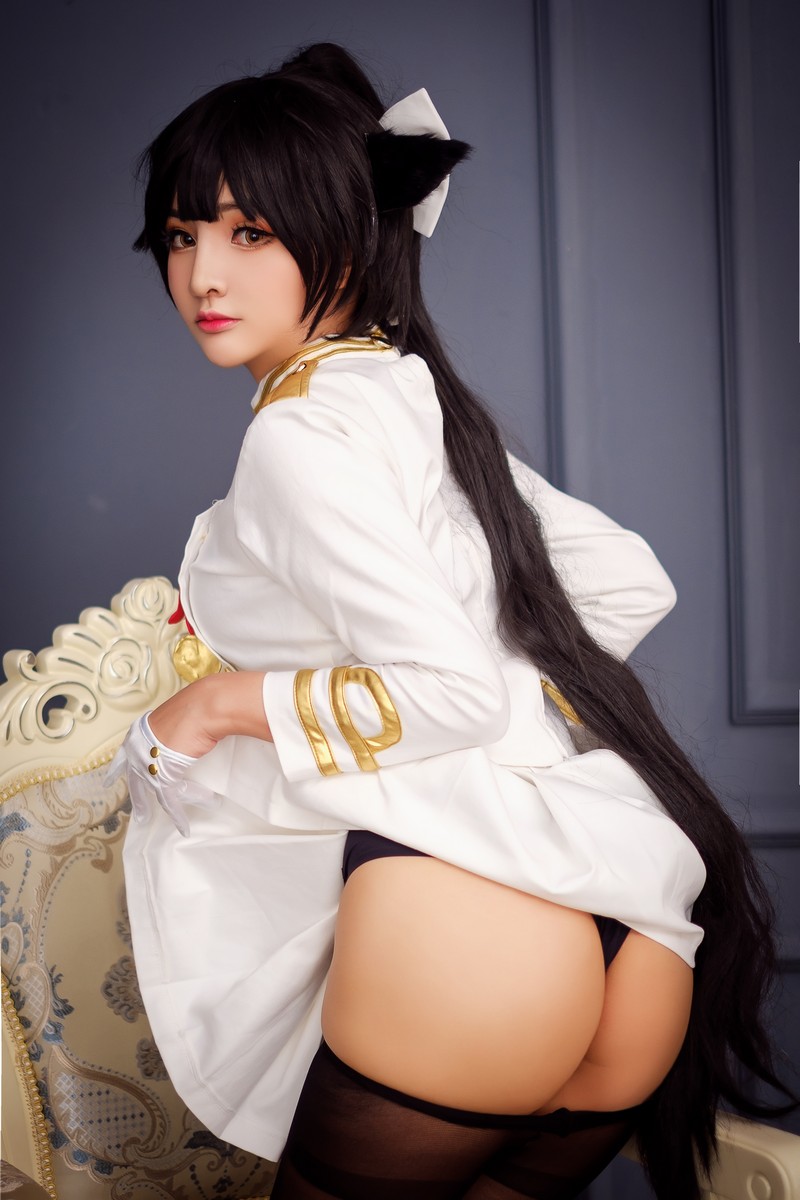 MiMi Chan 高雄 × 爱宕 Cosplay 碧蓝航线双人写真【23P-66M】插图6