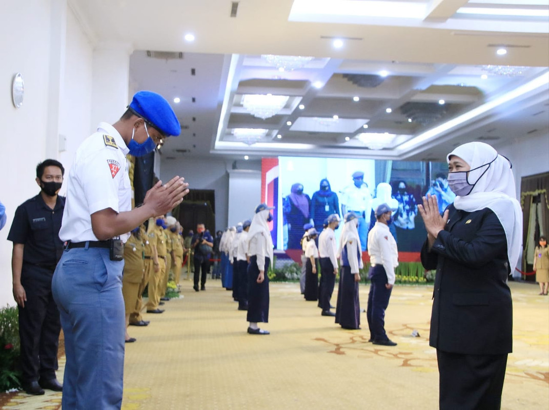 Pembukaan MPLS 2020 dilakukan oleh Gubernur Jawa Timur, Khofifah Indar Parawansa melalui sambungan video conference di Gedung Negara Grahadi Gubernur Jatim