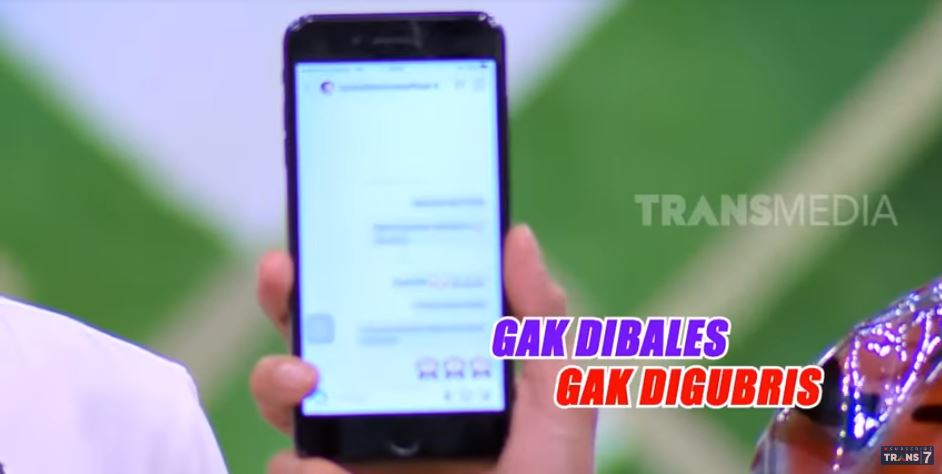 Chat Vicky Prasetyo untuk Tamara Tamara Bleszynski
